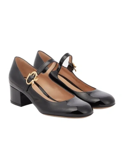 Gianvito Rossi Patent Leather Mary Jane Pumps In Black