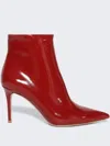 Gianvito Rossi Patent Leather Pointed-toe Boots