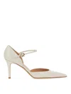 Gianvito Rossi Patent Leather Pump In White