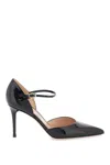 Gianvito Rossi Piper Anklet Patent-leather Pumps