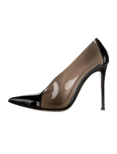 Pre-owned Gianvito Rossi Patent Leather Pumps In Black
