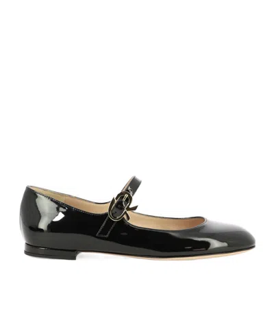 Gianvito Rossi Woman Ballet Flats Black Size 6.5 Leather