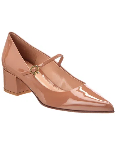 Gianvito Rossi Patent Pump In Brown