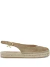 Gianvito Rossi Paz Suede Slingback Espadrilles