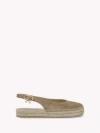 Gianvito Rossi Paz Suede Slingback Espadrilles