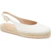 Gianvito Rossi Paz Slingback Espadrille