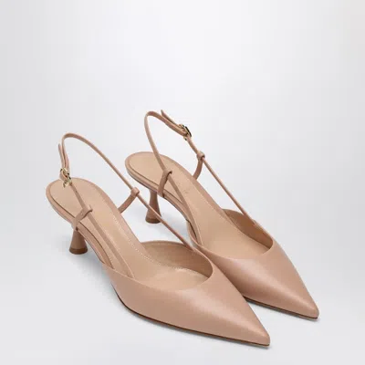 Gianvito Rossi Peach Ascent 55 Slingback Women In Pink