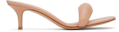 Gianvito Rossi Pink Bijoux 55 Mules In Peach