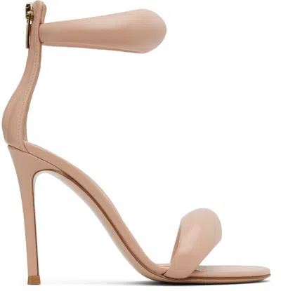 Gianvito Rossi Pink Bijoux Heeled Sandals In Neutral