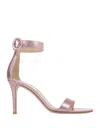 GIANVITO ROSSI PINK PORTOFINO 85 SANDALS