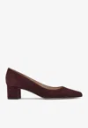 Gianvito Rossi Brown Slip On Pumps