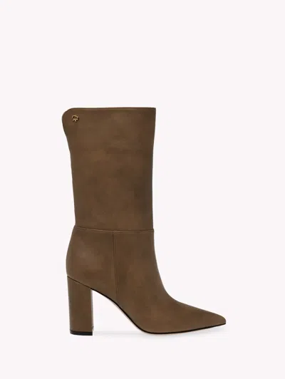 Gianvito Rossi Piper Bootie 85 In Brown