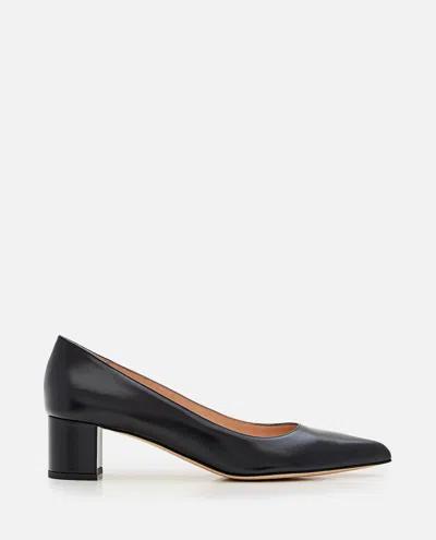 Gianvito Rossi Piper 45 Leather Pumps In Black