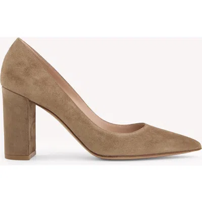 Gianvito Rossi Piper Pump 85 In Pink Suede