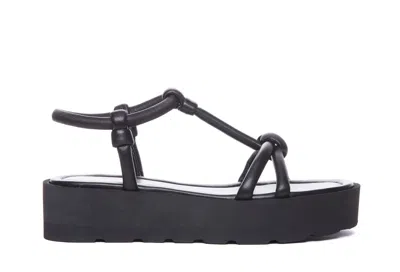 Gianvito Rossi Platform Sandals In Nero