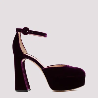 Gianvito Rossi Platform Sandals In Purp Purple