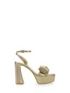 Gianvito Rossi Elevated Faux Leather Sandals With 11cm Heel