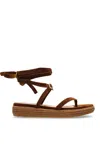 Gianvito Rossi Platform Thong Sandals In Multi