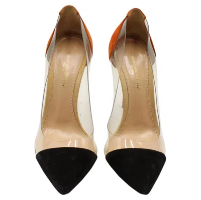 Pre-owned Gianvito Rossi Plexi Heels In Multicolor Pvc In Brown