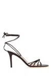 Gianvito Rossi Plum Nappa Leather Gwyneth Sandals In Purple