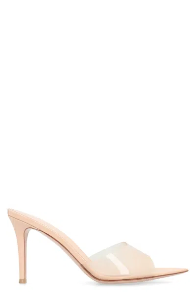 Gianvito Rossi Pointe Mule Elle In Neutral