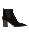 Gianvito Rossi Woman Ankle Boots Black Size 7 Soft Leather In Black