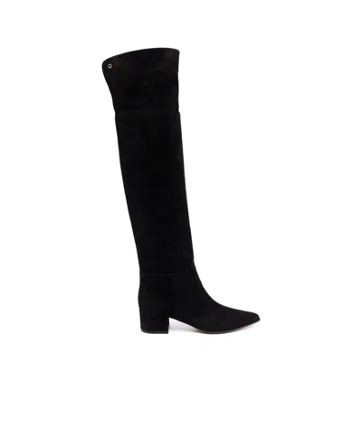 Gianvito Rossi Pointed Boots In Black