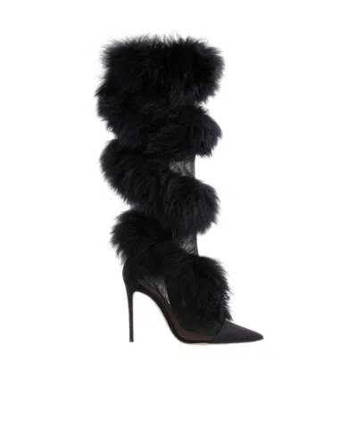 Gianvito Rossi Pointed Boots In Black