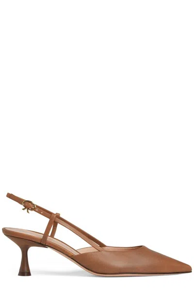 Gianvito Rossi Pointed In Brown