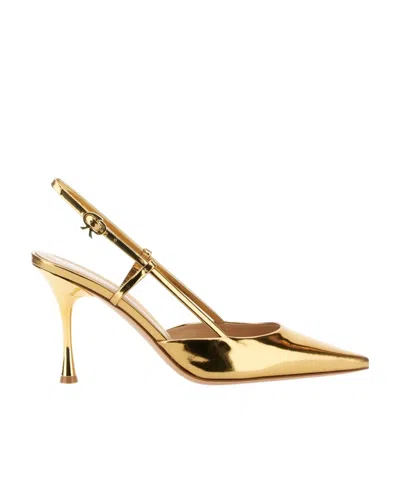 GIANVITO ROSSI POINTED BUCKLES HIGH-HEELED SANDALS