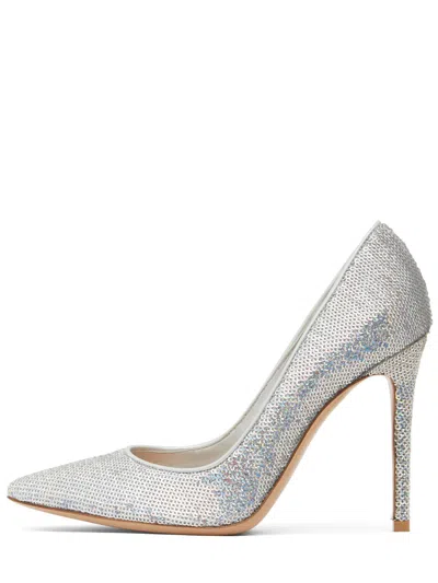 Gianvito Rossi Pointed Décolleté In Silver