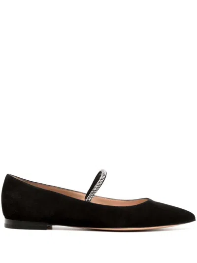 GIANVITO ROSSI POINTED FLAT SHOES
