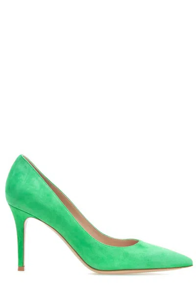 Gianvito Rossi Pointed In Green