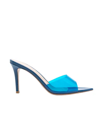 Gianvito Rossi Pointed High-heeled Sandals In Blue