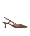 Gianvito Rossi 55mm Ascent Slingback Pumps In Brown