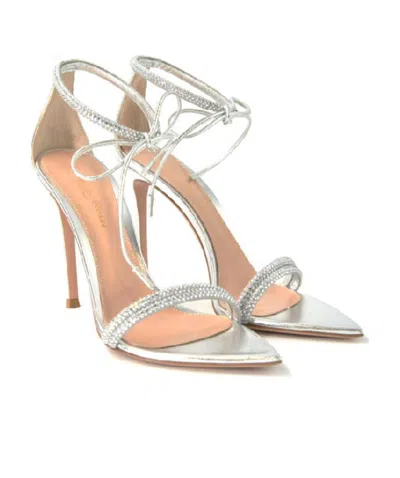 Gianvito Rossi Pointed High-heeled Sandals In Multicolor