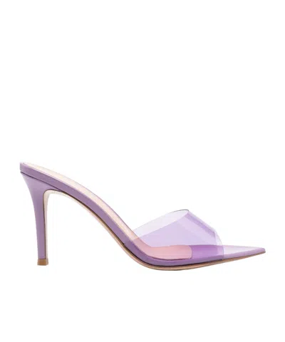 Gianvito Rossi Pointed High-heeled Sandals In Purple
