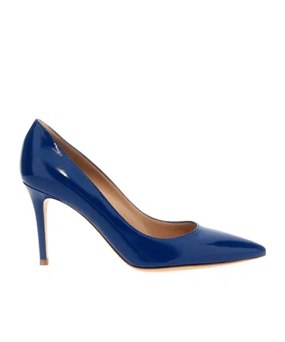 Gianvito Rossi Pointed High Heels In Blue