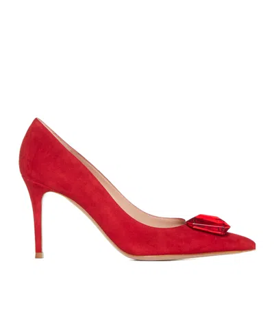 Gianvito Rossi Pointed High Heels In Red