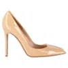 Gianvito Rossi Gianvito Pumps In Beige Patent Leather