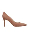 Gianvito Rossi Pointed-toe 85mm Leather Pumps In Nude