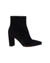 Gianvito Rossi Keinna 85 Suede Ankle Boots In Black