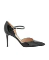 Gianvito Rossi Piper Anklet Patent-leather Pumps In Black