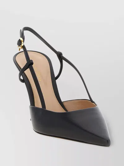 Gianvito Rossi Pointed Toe Buckle Slingback
