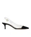 Gianvito Rossi Pointed Toe High Heel Sandals In White
