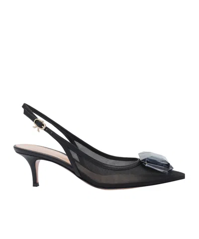 Gianvito Rossi Pointed-toe Slingback Pumps