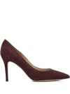 Gianvito Rossi Pointed-toe Stiletto Pumps In Brown