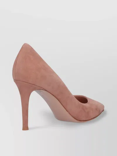Gianvito Rossi Pointed Toe Suede Stiletto Heel Pumps