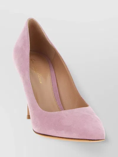 Gianvito Rossi Pointed Toe Suede Stiletto Heel Pumps