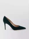 Gianvito Rossi Pointed Toe Suede Stiletto Heel Pumps
